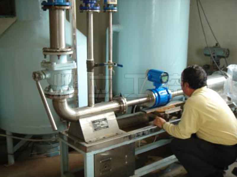 一體式電磁流量計現場調試